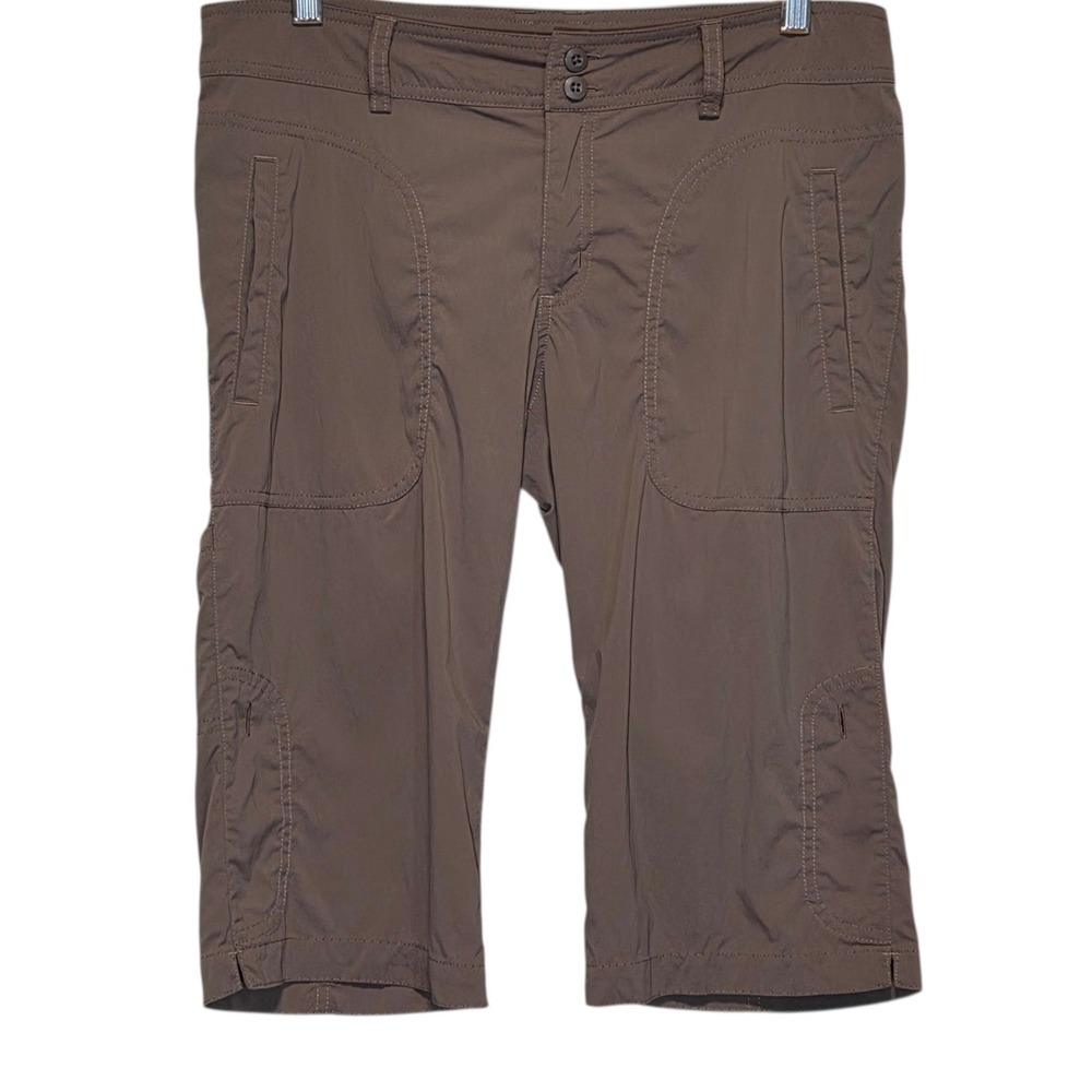 Patagonia Brown‎ Bermuda Shorts Hiking Outdoor Gorpcore UPF Womens 8